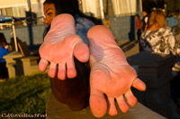 black girls bare soles